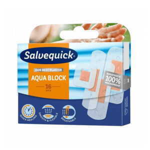 Salvequick Aqua Block plastry z opatrunkiem 16szt.