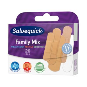 Salvequick Zestaw plastrów Family Mix 26 sztuk