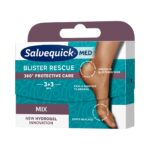 Plastry Salvequick Blister Rescue MIX na pęcherze x 6 szt (3+3)